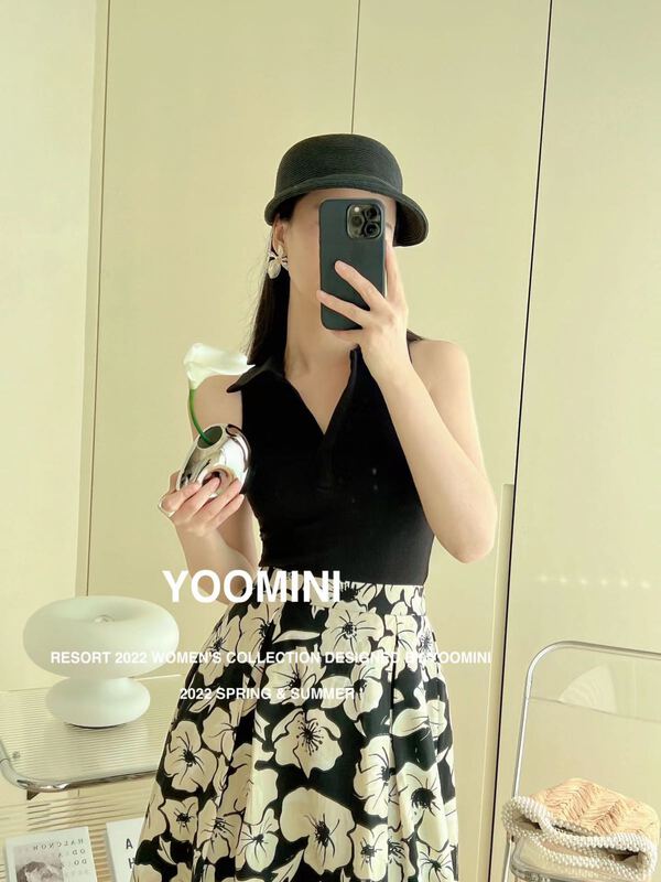 New in early summer! [yoomini] simple slim vest / sling x12368# WPL