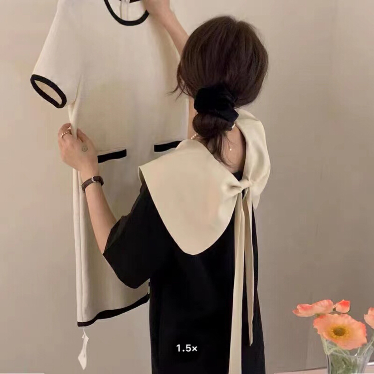 goods in stock! [hey Bella] lady color matching dress ys1-1520\ll