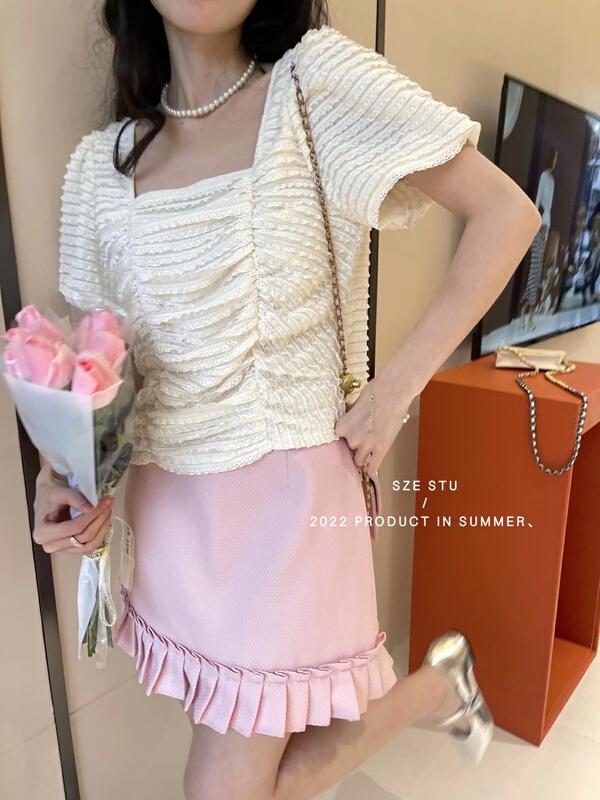 New in early summer! [Sze] Korean slim Ruffle Skirt 20156# zxx