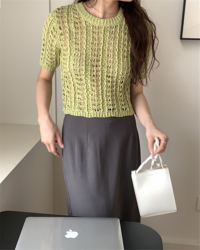Original price 65.72! [bluepops] hollow out careful machine design sweater a2239# zxl