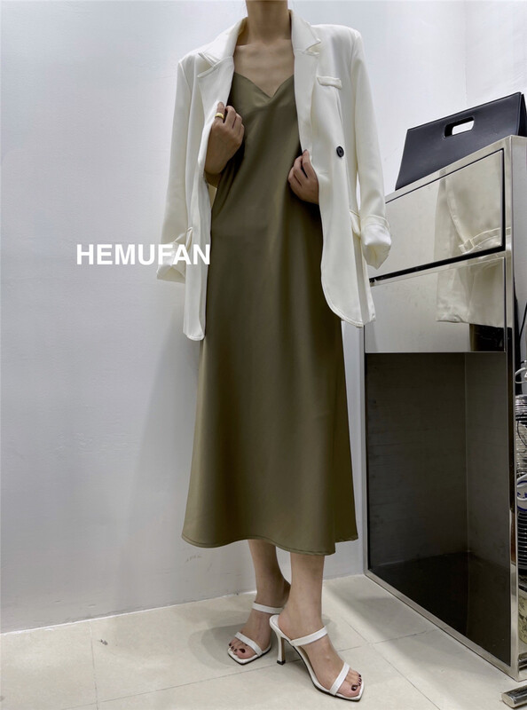 New year in early spring! [hemufan khmufan] sling slim elegant dress ys1-286# L