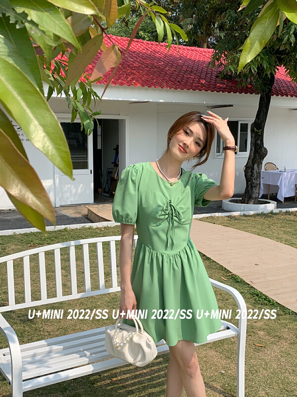 [U + Mini] girly Japanese versatile dress d0569# WPL