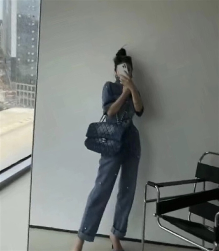 [nm. Girl] niche design skinny Jumpsuit 22003# JJ