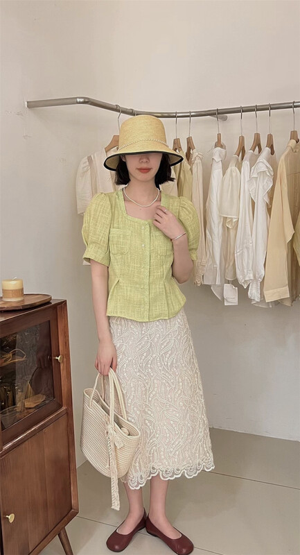 [Ze] Fangling fashion Korean small shirt (only small shirt) 8568# ll