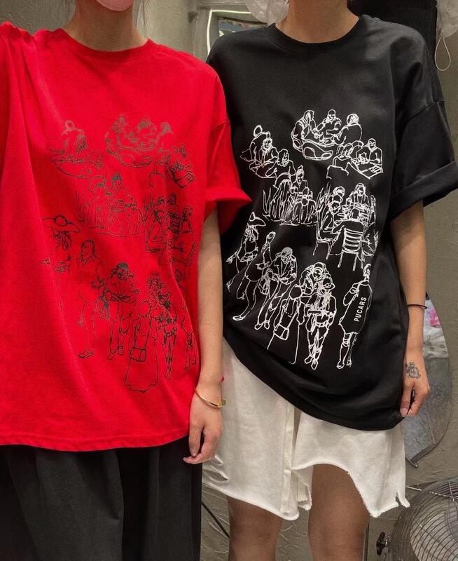New in early summer! [42] cartoon villain day is a men's and women's short sleeved T-shirt b668# WTT