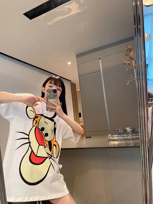 [Nancy] new Tigger funny cartoon short sleeve T-shirt q6007# WPL