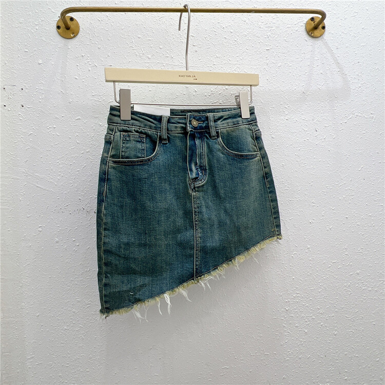 [Xiaoyan family] retro irregular slim skirt 8171# XYJ