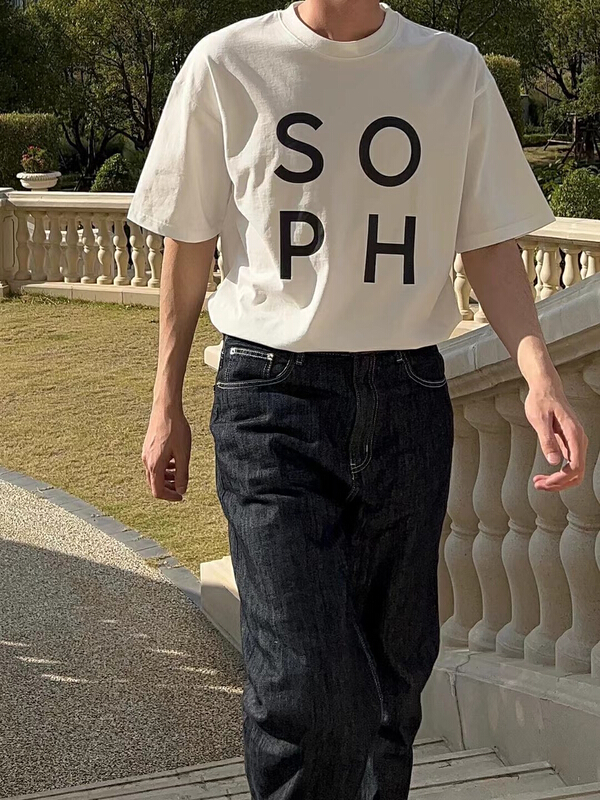 New year in early spring! [seirtand] round neck lettered short sleeve T-shirt s22006# ZZL