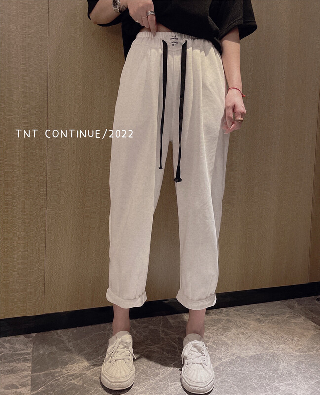 [TNT continue] loose and comfortable Korean casual pants 60025# L