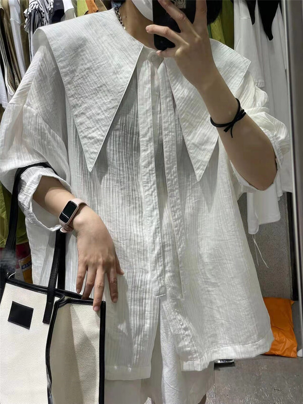 【啟點】韓系簡約舒適襯衫  76508#  L