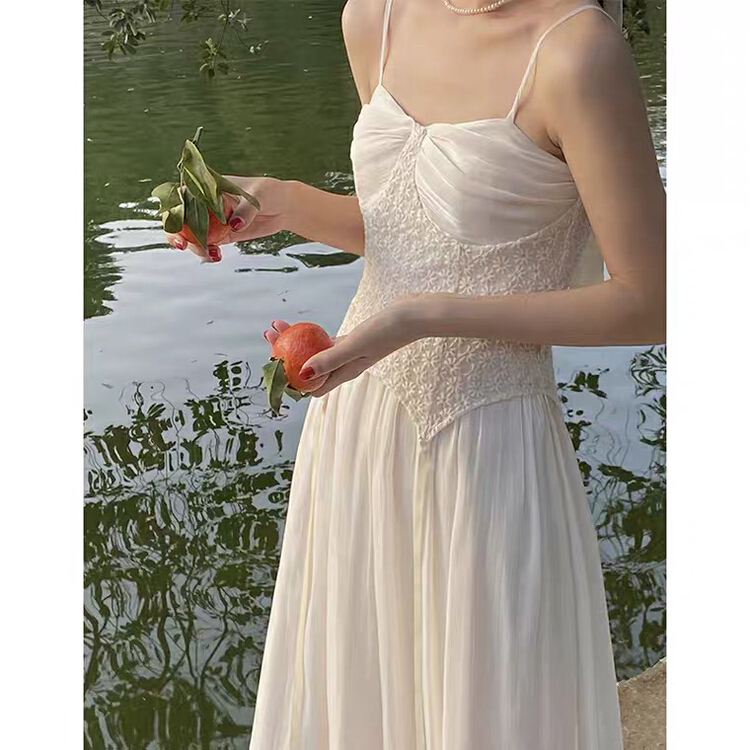 [L.L studio] French elegant suspender waist dress 7315# PCZ