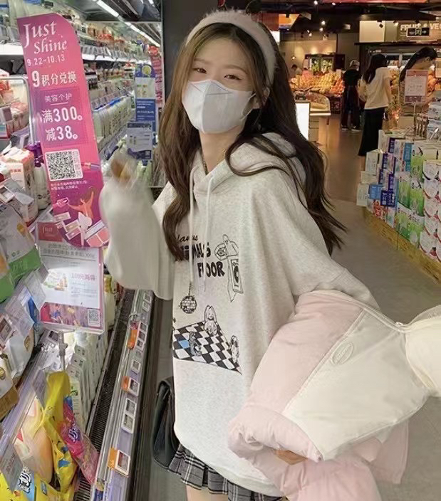 Early spring! [j.2] Korean style Hoodie 8546# LSW
