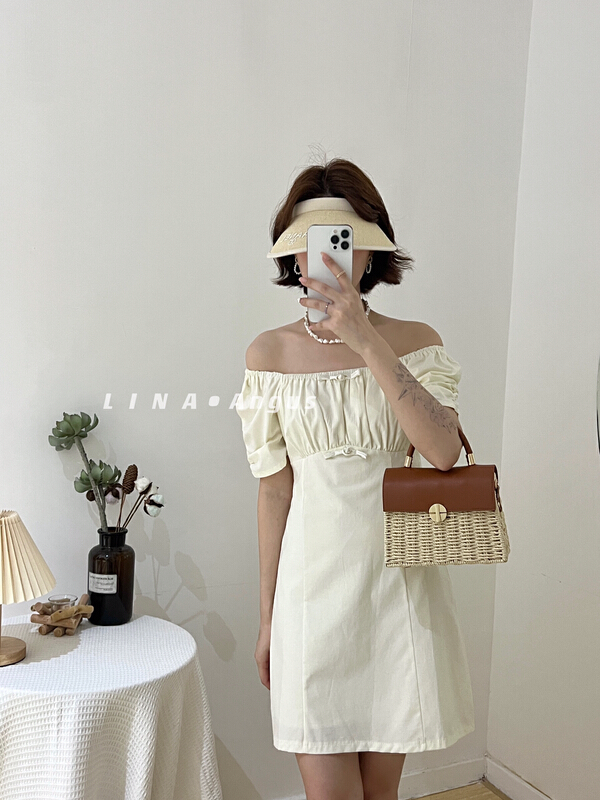 [Lina] temperament backless thin dress 0160# hjy