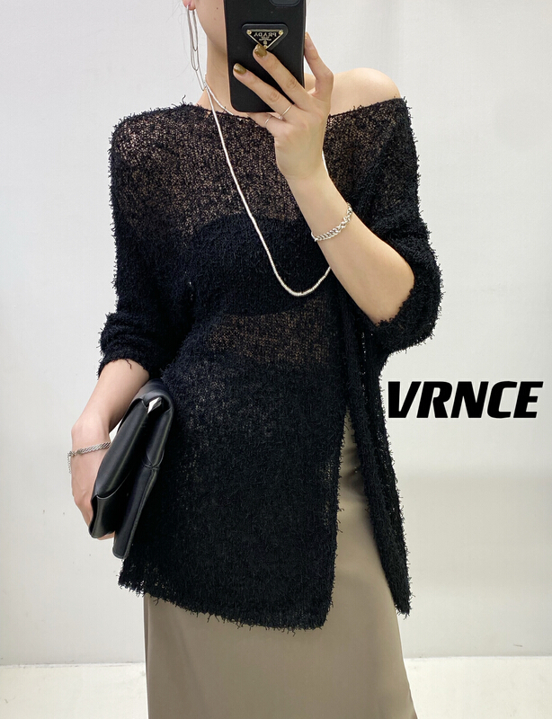 goods in stock! New in early summer! [Vince] Korean casual one neck sunscreen shirt 7217ac# XYJ