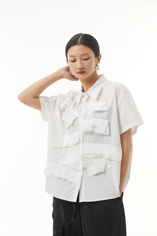 [cyard] personalized yarn blocking design shirt 90357# Cl