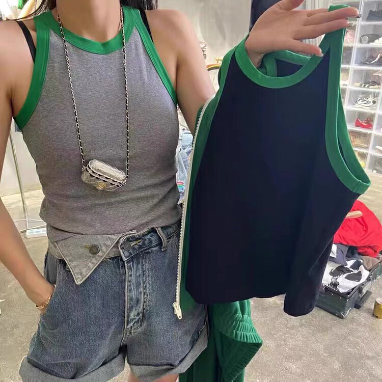 [Yuanxi] simple and versatile color matching vest / suspender 3054# LSL