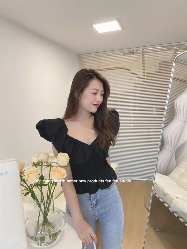 [fne fne] sexy off shoulder Slim Fit Shirt 610# WPL