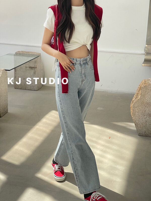 Stock! [kJ] Korean fashion casual jeans 2842\zxl