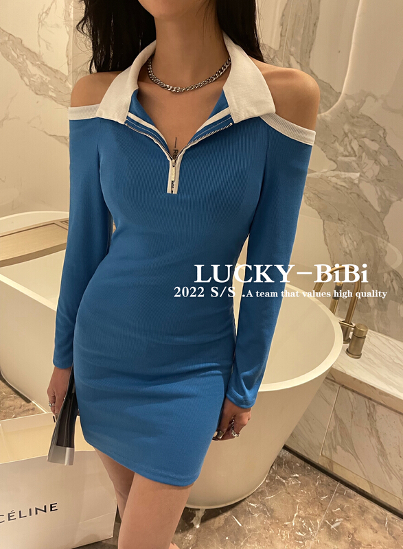 New year in early spring! [lucky. Bibi] small sexy gentle aging retro dress 922# cqw