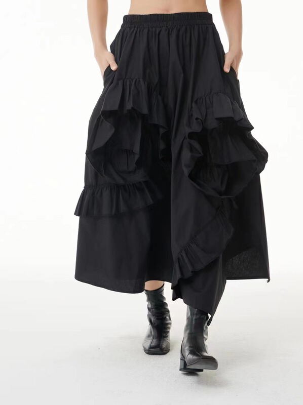 New in early summer! [size] Korean design clean version foreign style skirt 65902# LSW