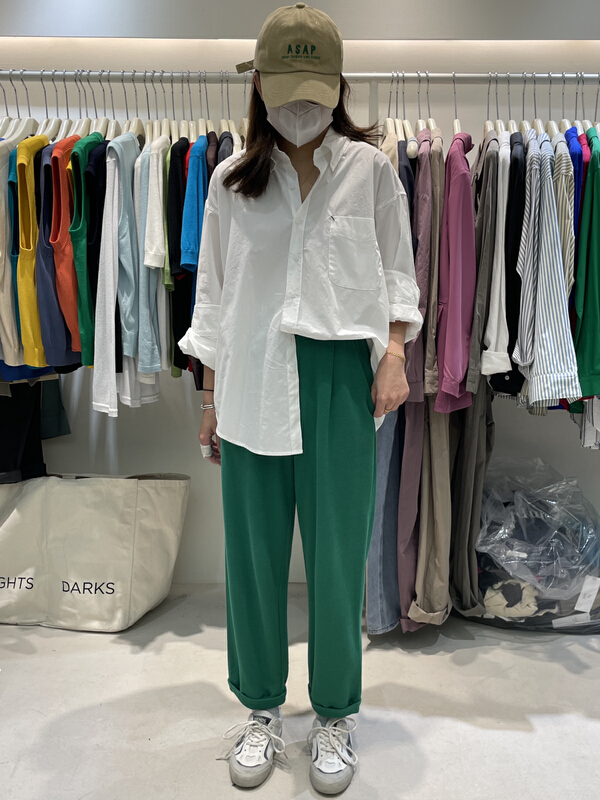 New year in early spring! [jtengc] Korean version versatile solid color shirt jc1772# lwy
