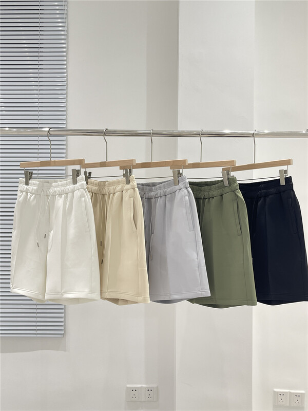 [x.t] drawstring elastic waist versatile casual shorts x1325# ZZL