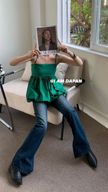 Jean straight slit