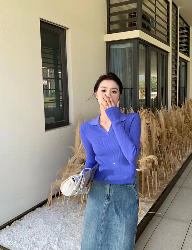 New year in early spring! [qiqiyishe] fashionable and foreign style slim fitting V-Neck Sweater 623-1# XYY