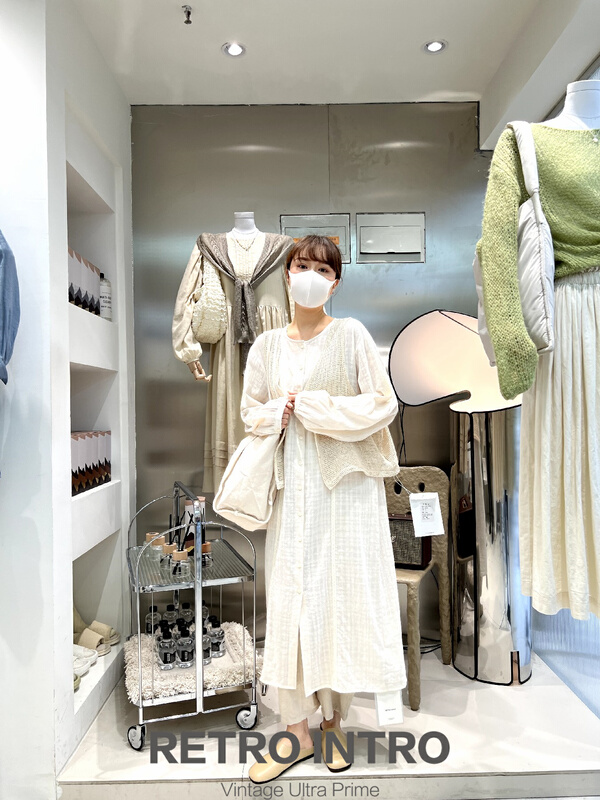Original price 145.91! New year in early spring! [Rin] lace stitched cardigan dress r21012# cqw