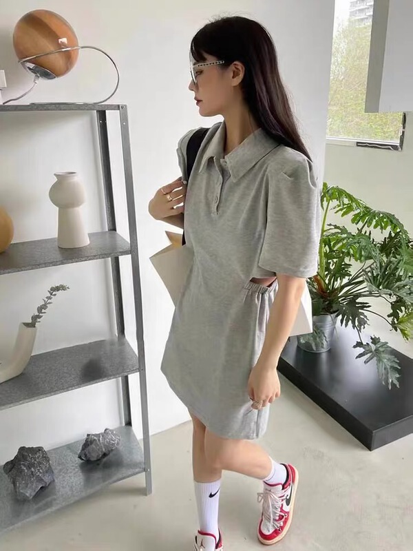 [77. Studio] Korean hollow out versatile dress 0175# WTT