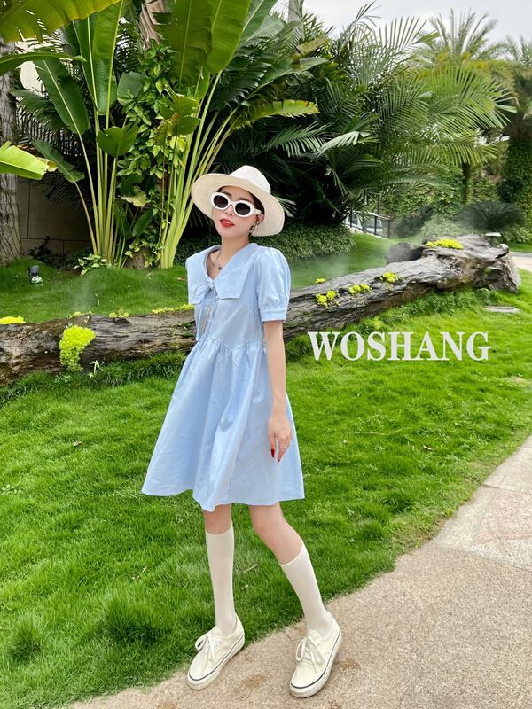 goods in stock! New in early summer! [woshang woshang] French Chic sweet first love little dress 1238# XYJ