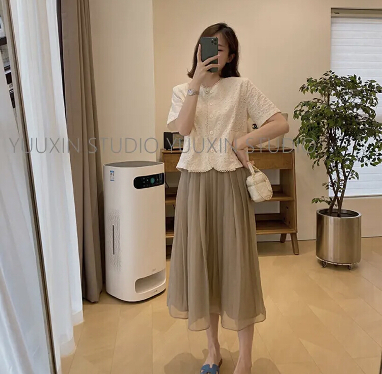 [going] Korean style versatile skirt 9350# lwy
