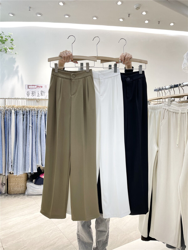 New year in early spring! [iris iriisy] Korean wide leg fashion casual pants 5181# LSL