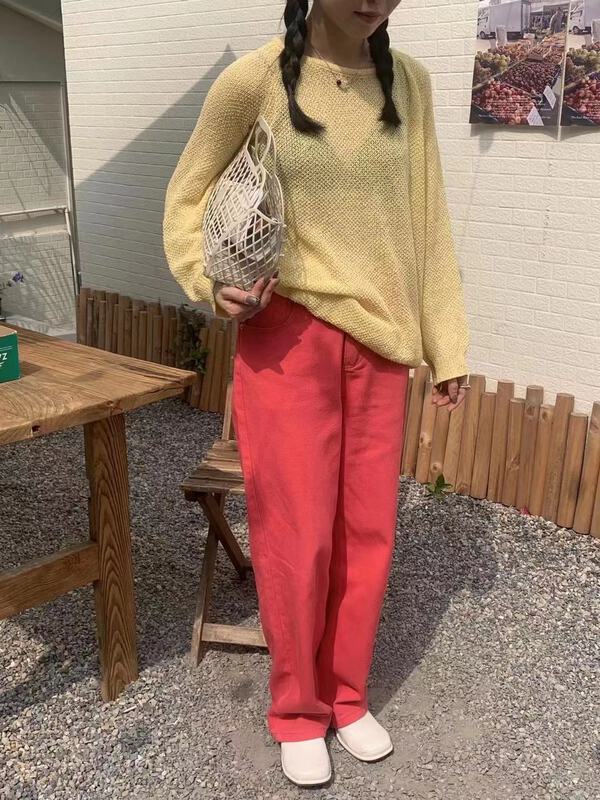 [9hour] crew neck versatile loose knit 61183# zxl