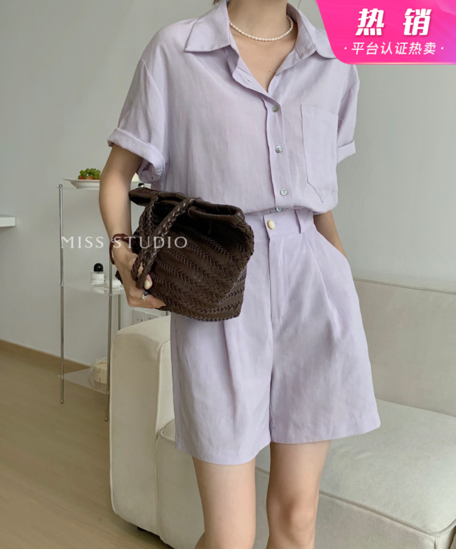 [miss miss home] simple, loose and versatile casual shorts f2237# zjy