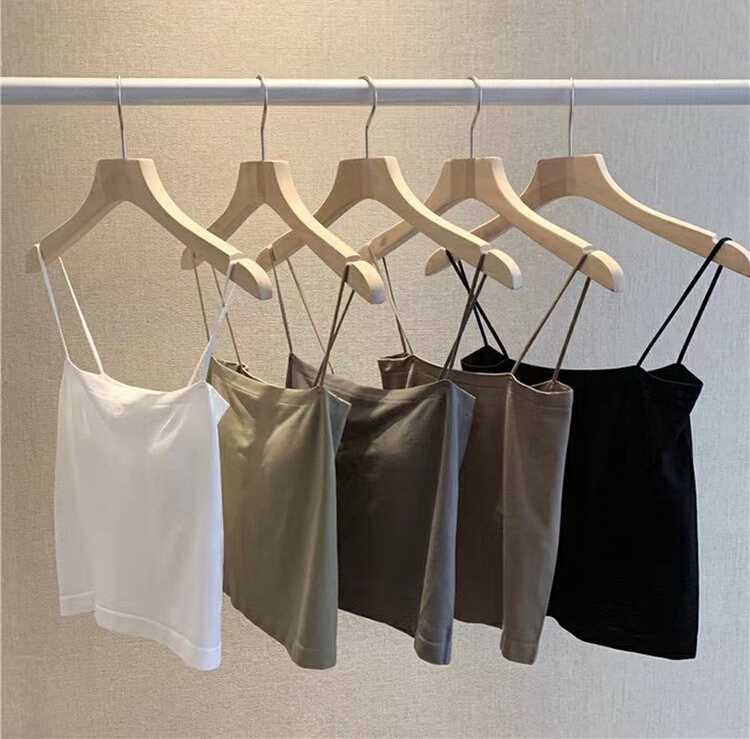 [inside] Korean version fashionable and simple rimless suspender beautiful back underwear 82113# Cl