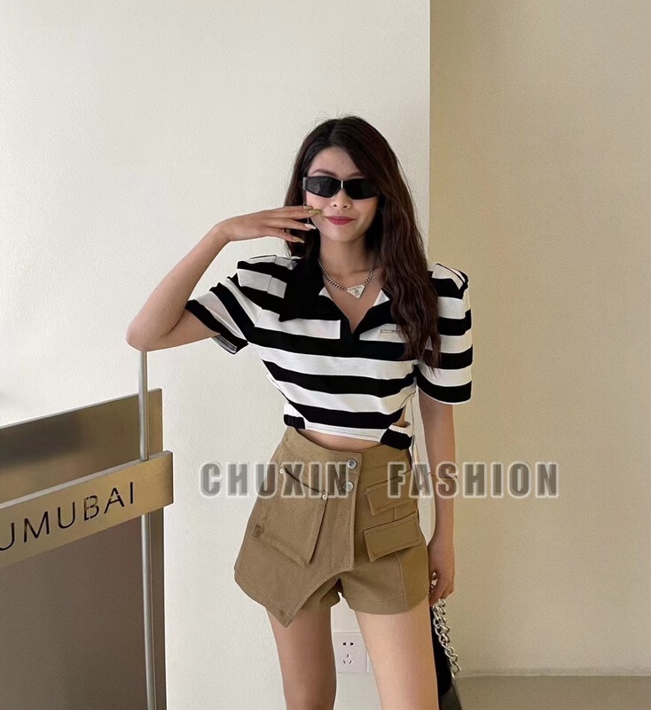 [c.x Chuxin] irregular casual shorts k822# WTT with a sense of minority design