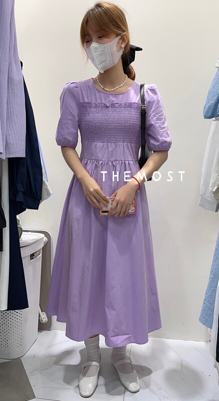 New in early summer! [the most] Korean simple lace up dress ys1-9586# HBx