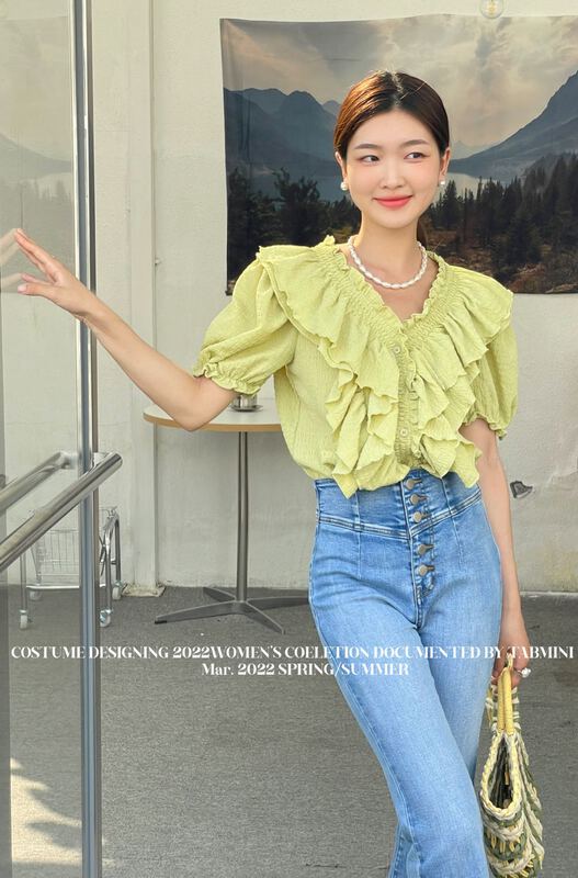 Early spring! [tabmini] Korean style pure color short sleeve T-shirt c19446# WPL
