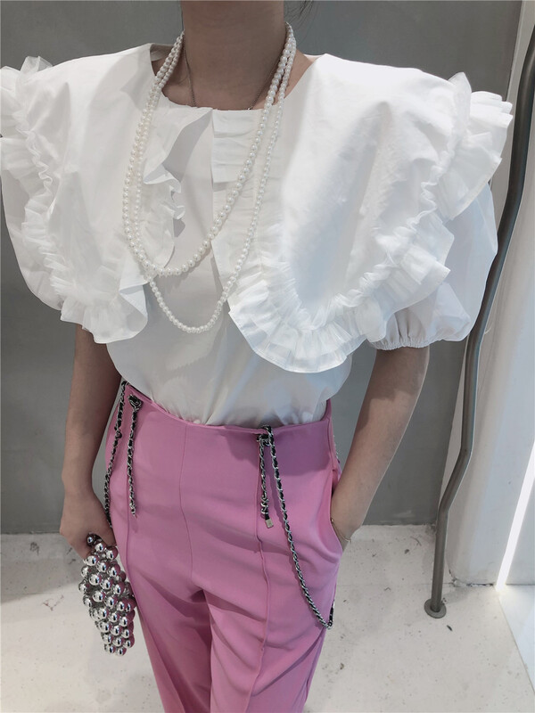 [rich rich] Korean solid color versatile shirt 9207# zyh