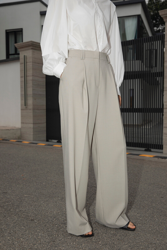 goods in stock! [Hello September] Korean loose wide leg trousers m2329# CLS