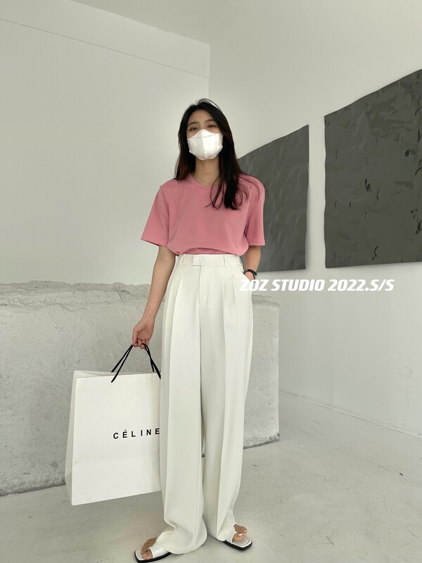 goods in stock! New year in early spring! Wide leg style pants