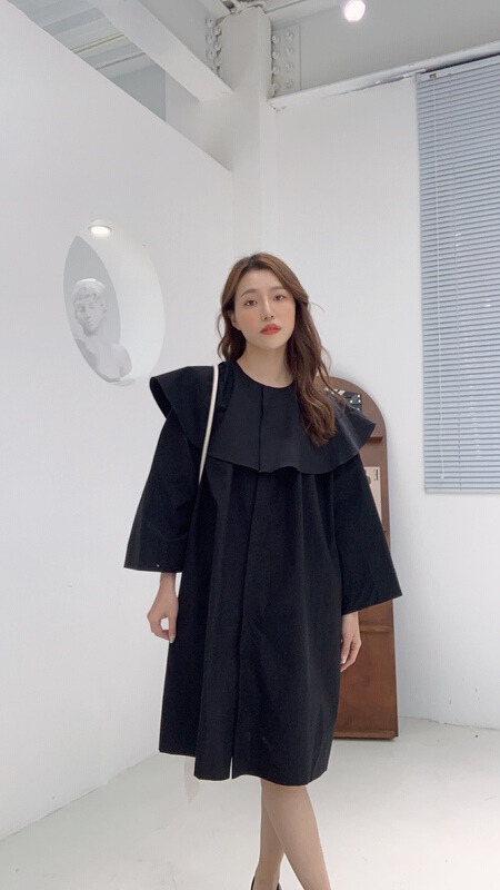 Cxdhh / new in early spring! [Coline] Korean sweet big Lapel dress ys1-xc1-c20063# HLL