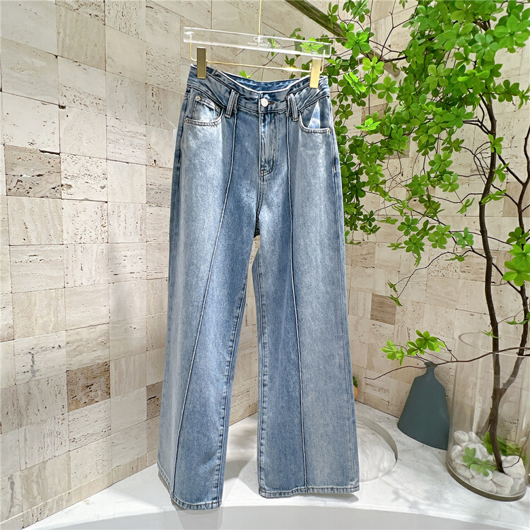 [CC] straight and versatile loose jeans 80995# XYJ