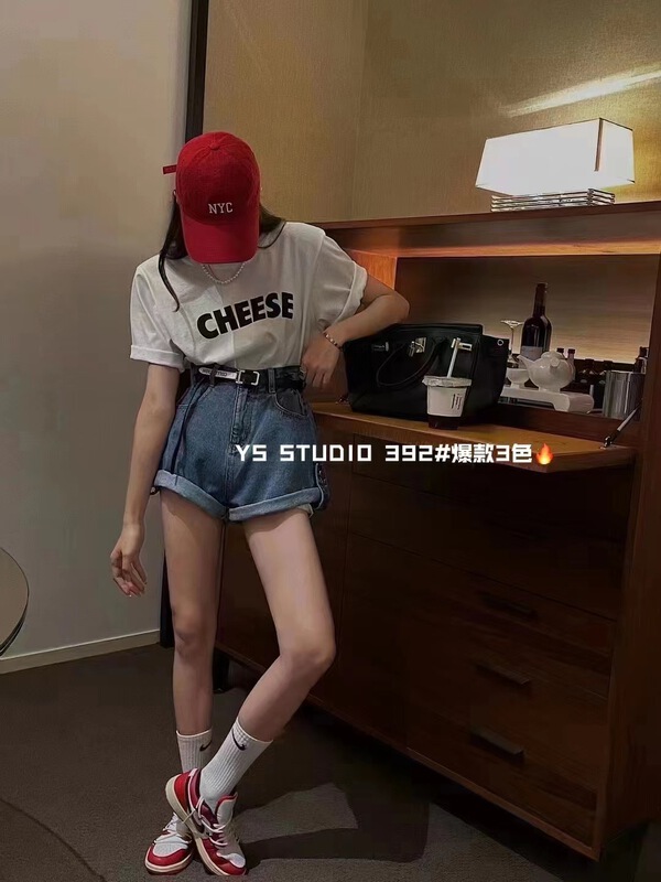 New in early summer! [yuan color] fashion retro comfortable denim shorts 0266# LSW