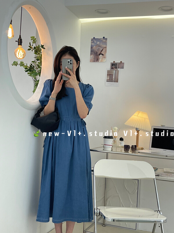 New in early summer! [VI +] Korean casual loose dress 32091# LSW