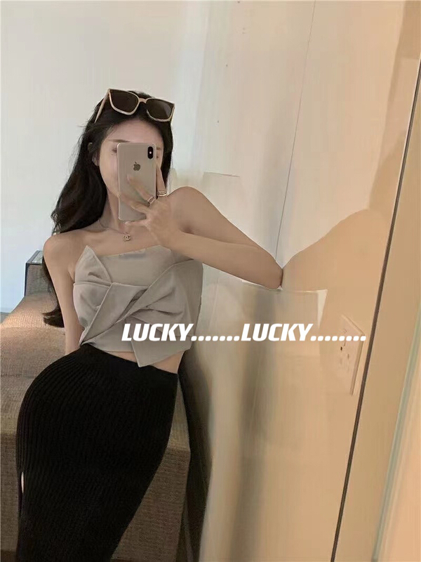 [lucky] pure desire bow top tank 8614# zxx
