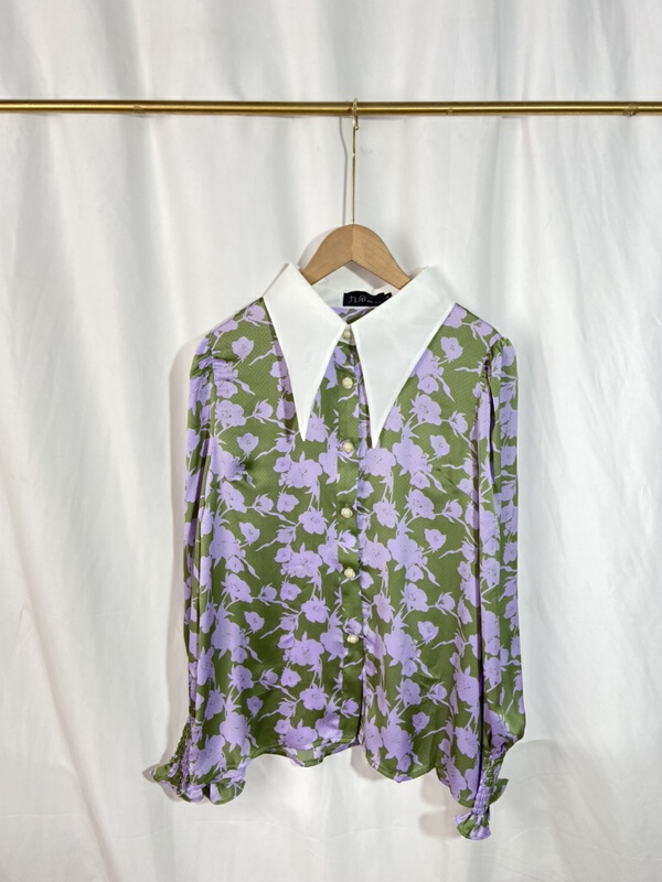New in early summer! [Yi show shop] literary loose retro casual shirt ys1-923# Cl