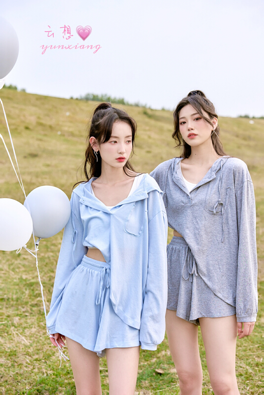 [Yunxiang (formerly in style & MC)] salt fake two-piece sweater + sports and leisure shorts two-piece suit 333# WPL