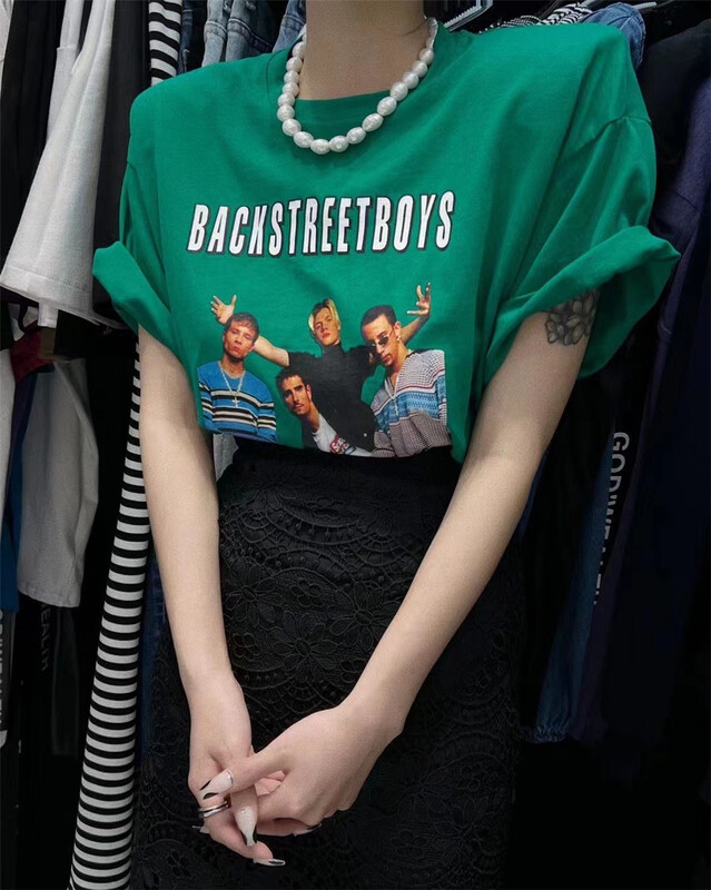 goods in stock! New in early summer! [East room] crew neck loose print short sleeve T-shirt 10-1# WTT